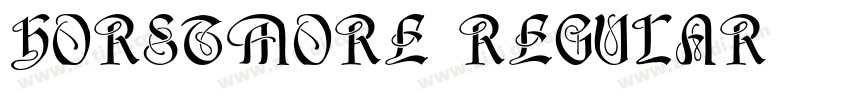 HorstMore Regular字体转换